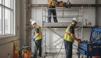 Emergency plumber repairing a leak in Staten Island, NY home for fast water damage prevention