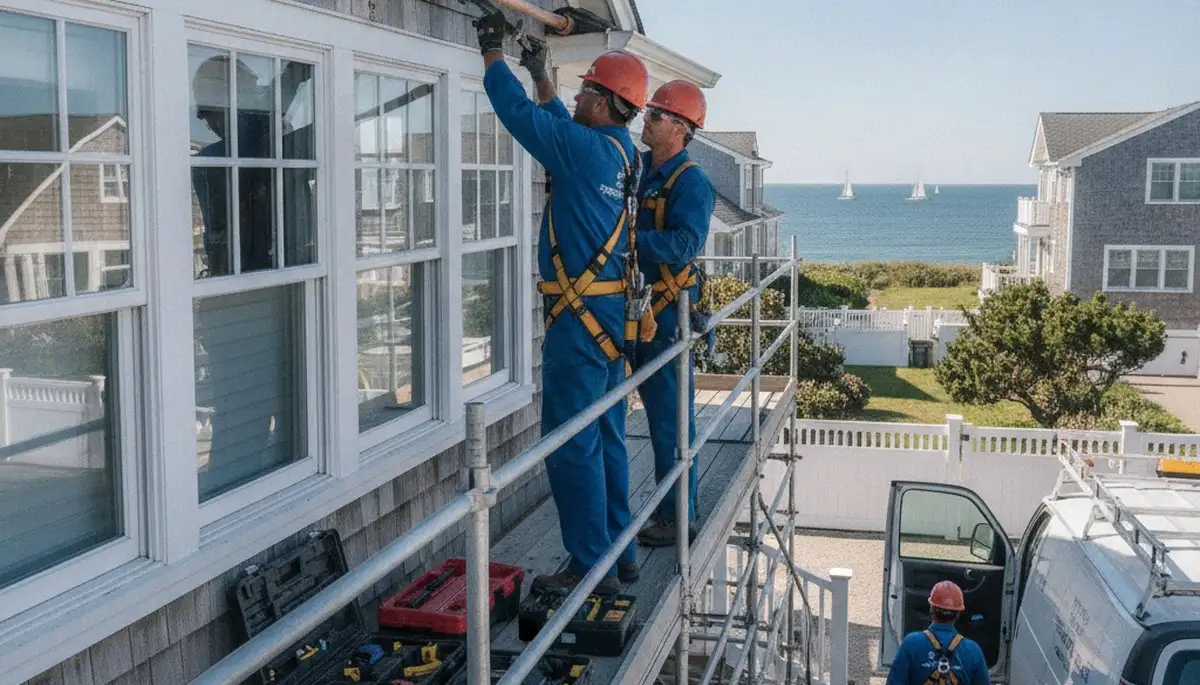 Plumber repairing a pipe in Staten Island, NY for plumbing repair service