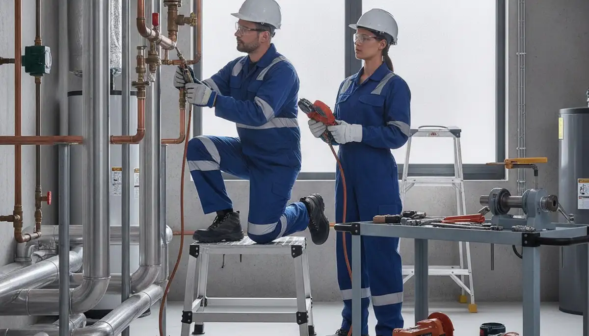 Plumber repairing home plumbing in Staten Island, NY for leak and pipe issues