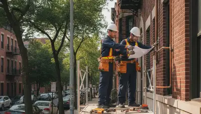 Plumber repairing a pipe in Staten Island, NY for plumbing repair service