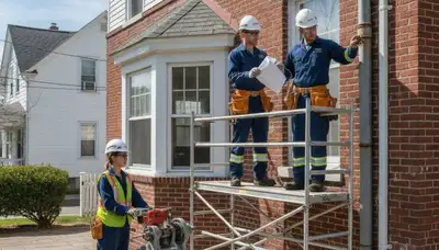 Plumber repairing pipe in Staten Island, NY for residential plumbing service