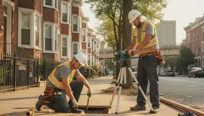 Plumber repairing pipes in Staten Island, NY for residential plumbing service