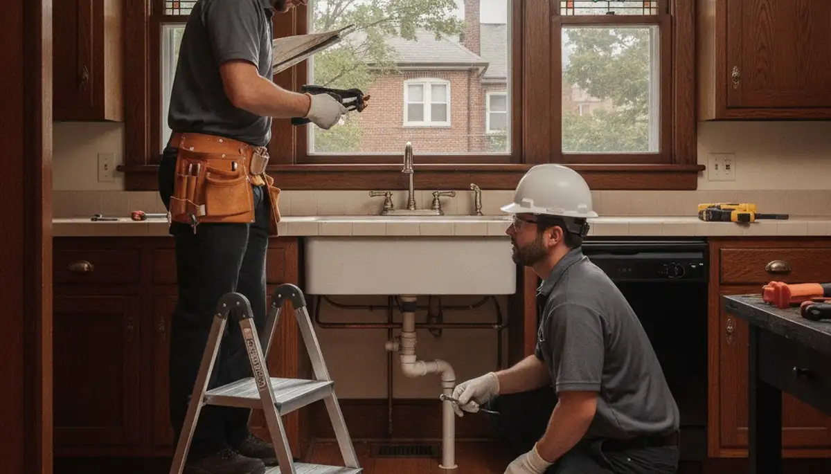 Professional plumber repairing a pipe in Staten Island, NY for plumbing repair service