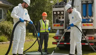 Septic tank cleaning service in Staten Island, NY for residential plumbing maintenance