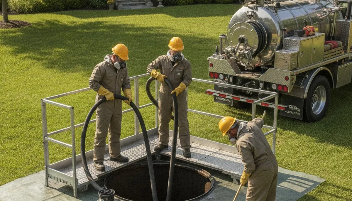 Septic tank cleaning service for Staten Island, NY homes by On Call Plumbers